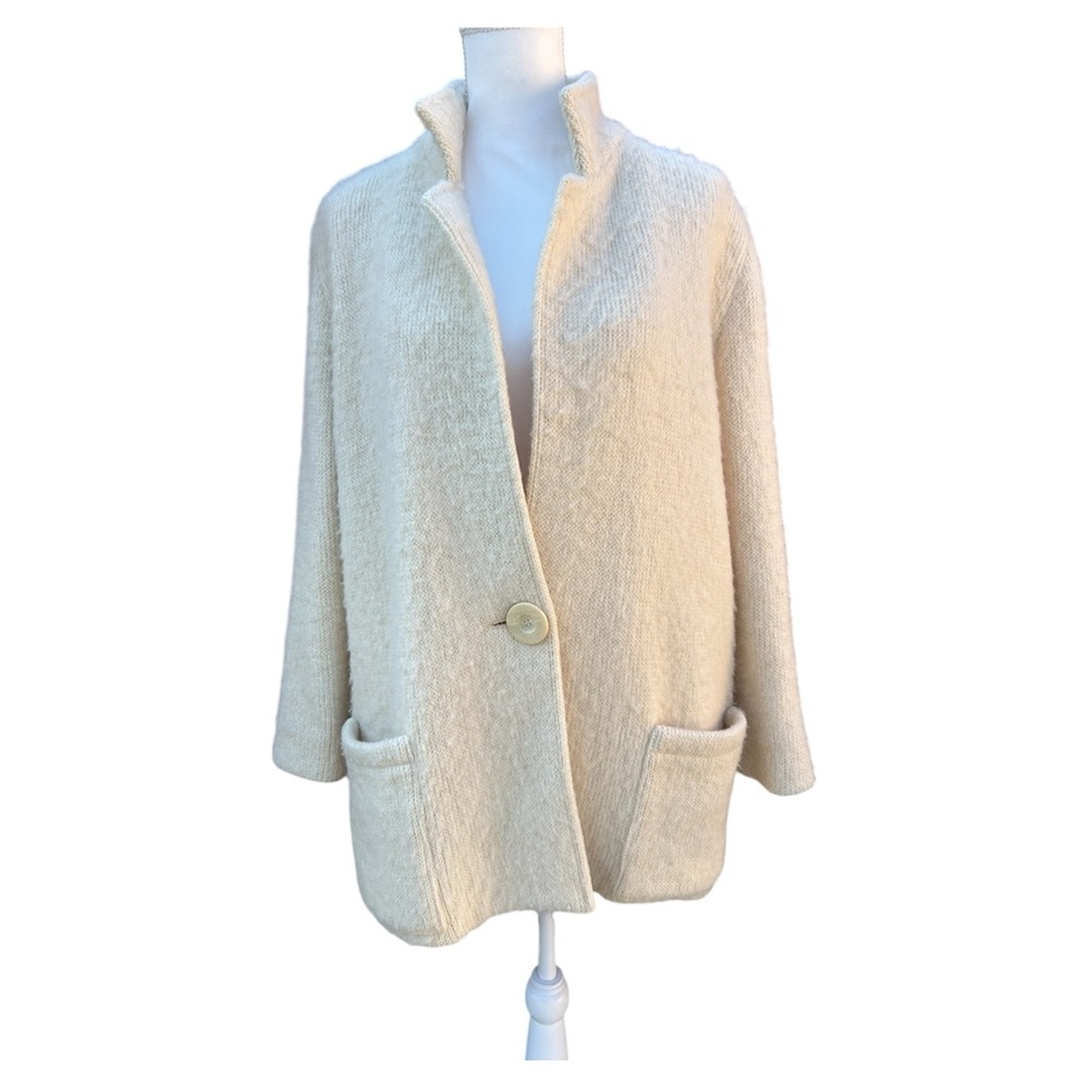 Vintage Hilda Ltd 100% wool one button fully lined coat
